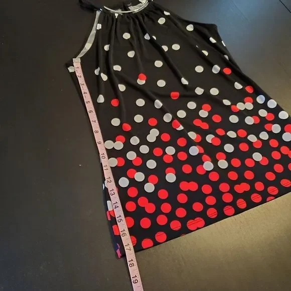 🌺 3/25 tank top, polka dot blouse, sle - Picture 5 of 6